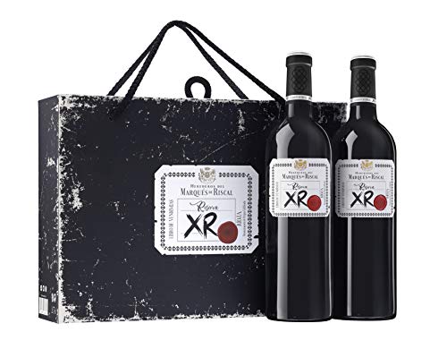 XR Marqués de Riscal - Vino Tinto Reserva D.O. Rioja - Estuche 2 botellas x 750 ml - Total 1500 ml