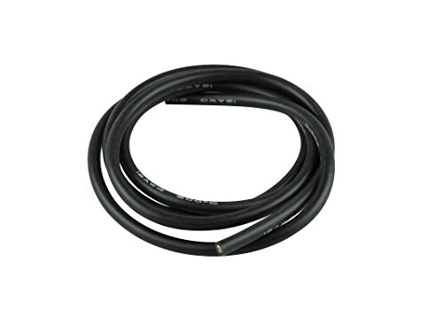 YUKI MODEL 600167 - CABLE DE SILICONA 4MM X 1M NEGRO