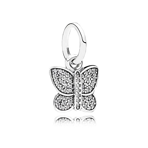 1 Original Pandora Plata Mariposa Charm Colgante S925 Ale 791497 CZ