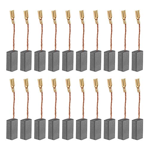 20 pcs 5 × 8 × 16mm Reemplazable Grande Conductivo Cepillo de Carbono para Bosch Martillo Giratorio Molino Angular de Taladro de Motor Eléctrico (Modelo: 100)