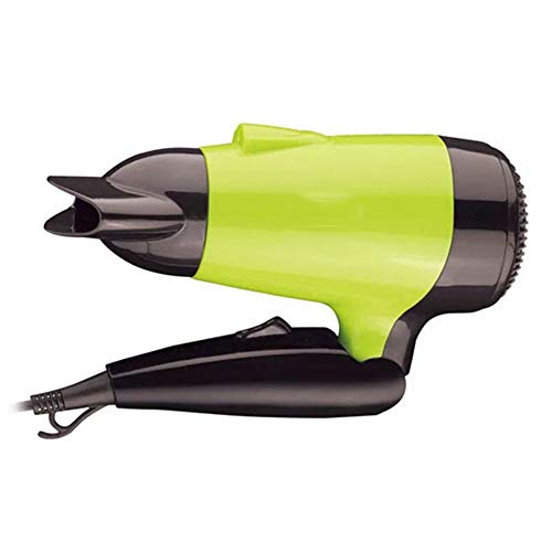 500W Secador de pelo viaje Secador de Pelo Iones Secador de Cabello Silencioso Motor DC 2 velocidad Mango Plegable Protección Contra Sobrecalentamiento diseño ergonómico para diestros y zurdos Verde