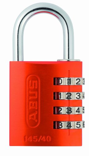 Abus 145/40 NARANJA B - Candado aluminio combinacion 40mm 4 dígitos naranja blister