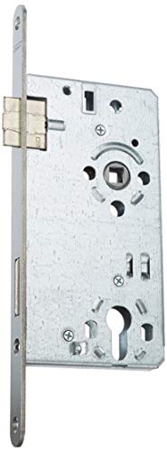 Abus 61734 ESHT PZ R S 65 92 20 - Cerradura de seguridad para puerta de bicicleta, color plateado