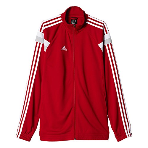 adidas Command Jacket - Chaqueta para hombre, color rojo / gris / blanco, talla XXXLT
