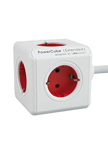 Allocacoc POWERCUBE EXTENDED, rojo