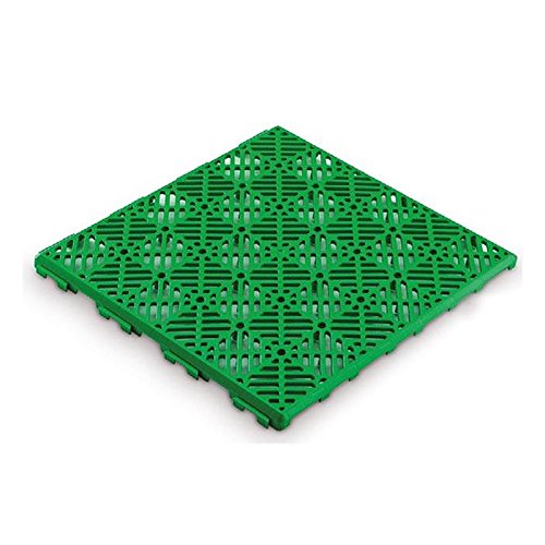 Antihumedades Pack 12 Losetas para Suelos autoventiladas 30x30cm (Verde)