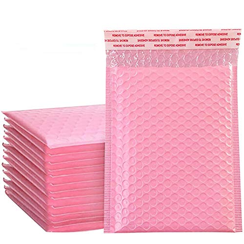 Aober 20PCS Foil Bubble Mailer Maquillaje Bolsas de Regalo Glamour Colorful Packaging Bubble Mailer sobre de Correo Acolchado, FENS, 28x37cm