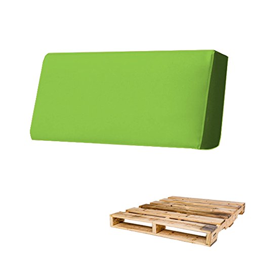 Arketicom Pallett One - Respaldo Cojin para Sofa hecho en Euro Palet - Polipiel con Funda Desenfundable y Espuma de Poliuretano Alta Densidad - apto para interior y exterior (teraza - jardin - bar - pub y locales nocturnos - Made In Italy Hecho a ManoMedi