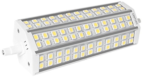 Century exa-151840 EXA Flat LED, 189 mm LED, casquillo R7s, 15 W, 4000 K, 1400 lm, plástico, blanco