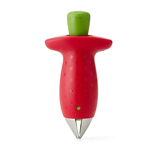 Chef'n Stemgem Descorazonador Fresas, Acero Inoxidable, 12.7 x 5.1 x 2.5 cm