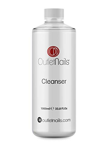 Cleaner para Gel 1000ml Aroma Cereza - Eliminar la capa pegajosa de geles UV y Led / Esmaltes permanentes / Esmaltado Permanente / Cleanser para uñas de gel