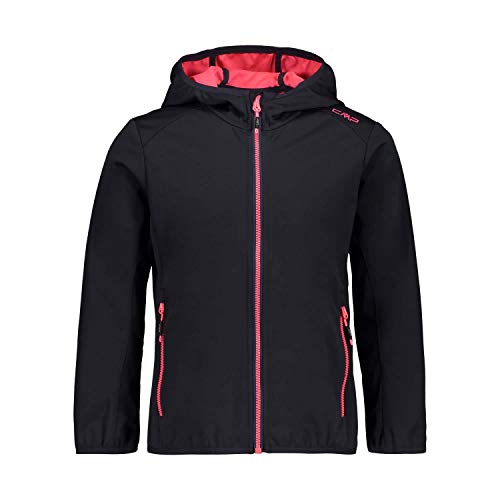 CMP Chaqueta Softshell para niña Fix Hood 39A5115 Antracite-Gloss 98