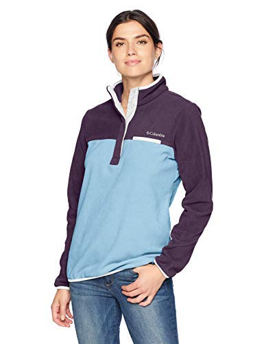 Columbia Mountain Side Pull Over, Small, Dark Plum/Dark Mirage