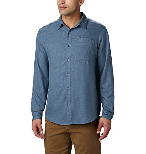 Columbia Pilsner Lodge™ II - Camisa de Manga Larga para Hombre Pilsner Lodge II, Hombre, 1804941, Gris socuro, M