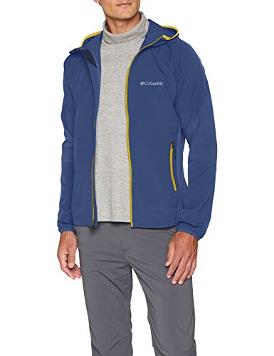 Columbia Sweet As II Chaqueta Softshell con Capucha, Hombre, Azul (Carbon), XXL