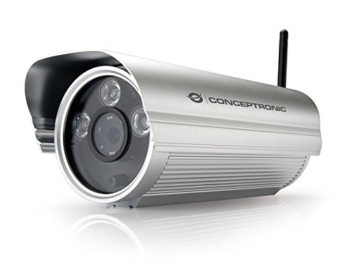 CONCEPTRONIC Camara IP CIPCAM720ODWDR 720P WDR INSTALACION por CODIGO QR LED Exterior / Interior WI