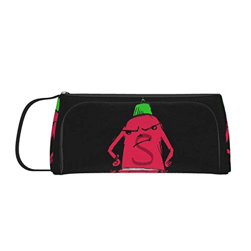 DJNGN Double Zipper Pencil Case Sauce Underpants Estuche para lápices con doble cremallera de gran capacidad, solo se puede usar como organizador para suministros de escritorio, pero también como est