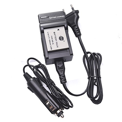 DSTE Repuesto Bater¨ªa y DC22E Viaje Cargador kit para Canon NB-4L PowerShot SD40 SD30 SD200 SD300 SD400 SD430 SD450 SD600 SD630 SD750 SD780 SD1100 IS SD940 SD960 SD1000 SD1100 SD1400 VIXIA