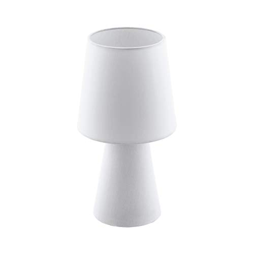 EGLO CARPARA Lámpara de Mesa, 5.5 W, Blanco