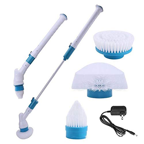 Electric Spin Scrubber Turbo Scrub Cleaning Brush Cordless Chargeable Bathroom - cepillo de limpieza eléctrico - cepillo multiuso - limpieza sin cepillo recargable de mango largo