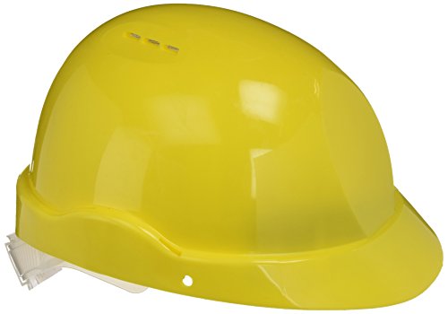 Ferko AR-5RAM - Casco de obra en polietileno regulable Color AMARILLO