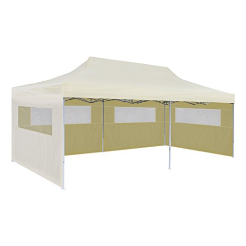 Festnight Cenador Pabellón Carpa Plegable para Fiestas 3X6M Color Azul