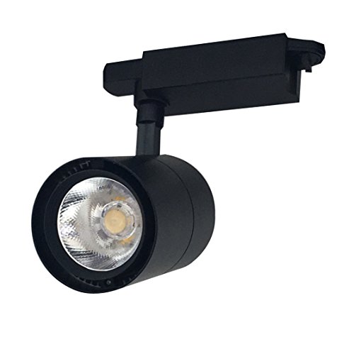 Foco de Carril LED COB 30W G8005 Negro Monofásico Luz Fría 6000k-6500k Alta Luminosidad 3000lm Foco Led de Techo, Iluminacion de Comecial ONSSI LED