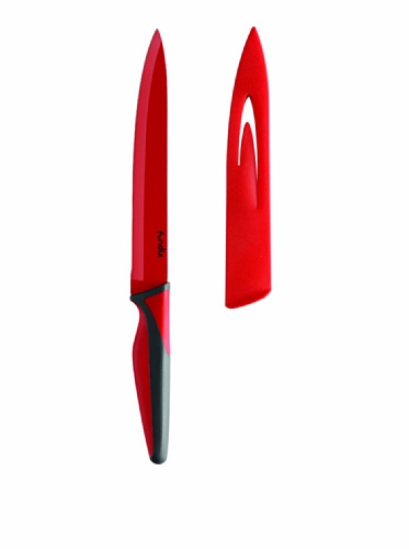 Fundix - Cuchillo Fileteador Rojo 20 cm