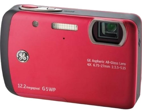 GE General Electric G5WP cámara Digital (12 Megapixel, 4X Zoom óptico, Pantalla 2,7-Pulgadas, Auto-Panorama) [Importado de Alemania] Rojo