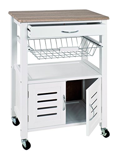 Haku Möbel 40330 Carro de cocina, MDF, roble negro claro, 68 x 37 x 84