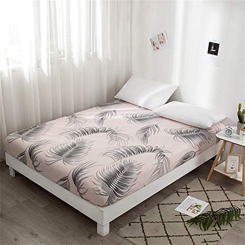 HUATAN Protector de Cubierta de colchón, Almohadilla silenciosa Fundas de colchón Lisas Lavable Acolchado para Viajar, Acampar o Dormir como una Cama de Dormir Temporal,D,（W*L*H） 150 * 200 * 25cm