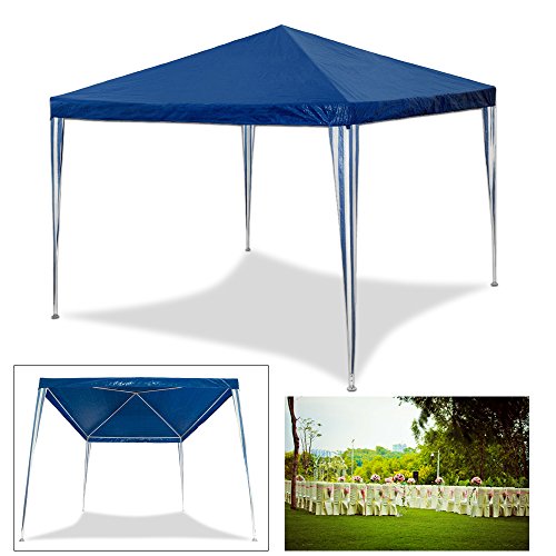 Huigou HG® 3 x 3 m carpa para fiestas, bodas, playa, camping, jardín, resistente al agua