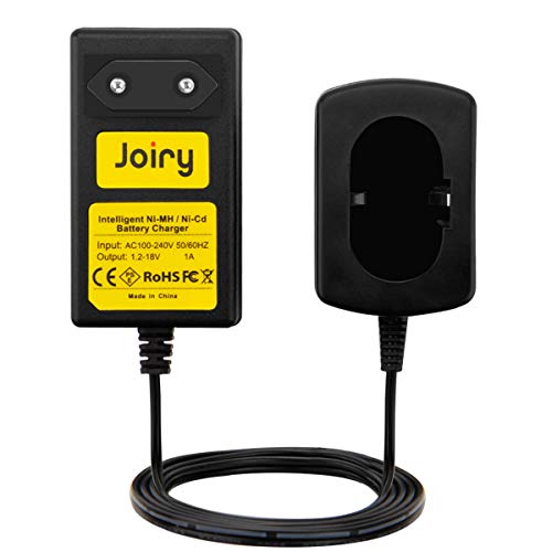 Joiry 1.2V-18V Cargador Kompatibel con Makita 7.2V 9.6V 12V 14.4V 18V Ni-MH/Ni-Cd Batería (No para Li-ion Batería)