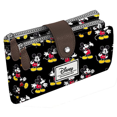 Karactermania Disney Classic Mickey Moving Monederos, 18 cm, Negro