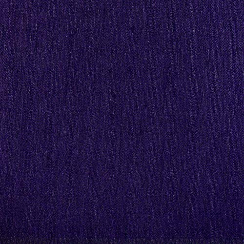 Kt KILOtela Tela de tapicería Lisa - Chenilla de Doble Cara - Tacto Suave Aterciopelado - Muy Resistente - Retal de 100 cm Largo x 280 cm Alto | Morado