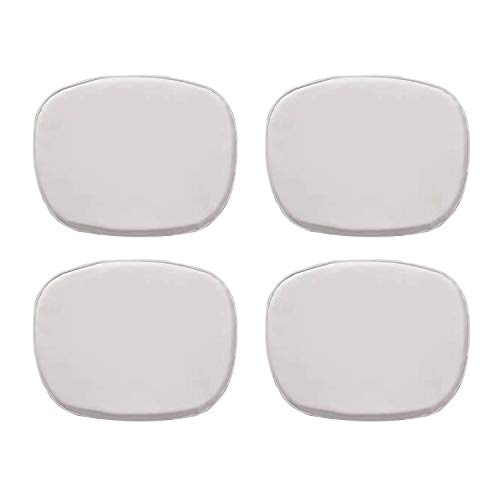 LOVEMYHOUSE Almohadillas para Sillas de Cocina,Almohadilla para Sillas Blancas con Acolchado Cómodo,Almohadillas para Asientos de 4 psc