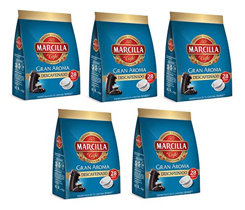 Marcilla monodosis GRAN AROMA DESCAFEINADO - [Pack de 5]