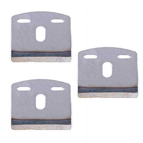 MINGZE 3 piezas Cuchillas, Accesorios de cuchilla para cepilladoras de carpintería, Cepillo de carpintero trabajo Plano de banco Cepilladora manual de madera Accesorios (Hoja de 9 pulgadas y 44 mm)