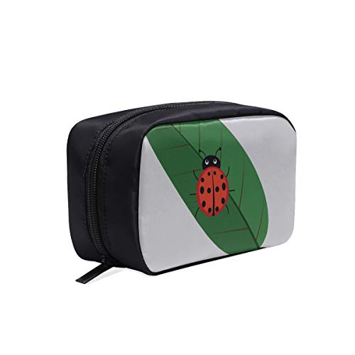 Mochila escolar de moda Ladybug Leaf Wild Creature Travel Bag Boys Girl Bolsa de maquillaje Colgante Bolsa de aseo para hombres Bolsas de cosméticos Funda multifunción Nuevas bolsas de moda para muje