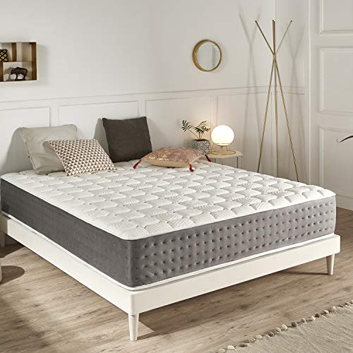 Moonia - Colchón Viscoelástico 150X190CM - Cama de Matrimonio - Colchón de Alta Durabilidad - Colchón Antiacaros - Grosor +/- 30 cm - Modelo Triumph Multizone