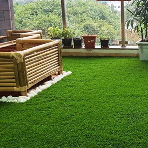 Mugar- Cesped Artificial 7 mm para terrazas y Jardines en Diferentes Medidas para Jardines, terrazas, Mascotas, terrarios, Stand (Rollo 1x1m)