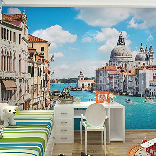 Murales De Pared 4D Papel Pintado,Modernas Casas Bonito Paisaje De Seda De Impresión Hd De Gran Tamaño De Papel Tapiz Mural Decoración De Pared Foto Foto De Salón Sofá Corredor De Fondo Tv,120E