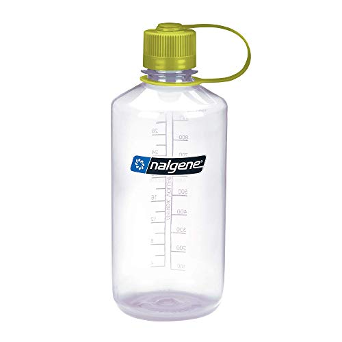 Nalgene 1413830 - Bidón con boca ancha de acampada y senderismo, color Transparente, 1 L