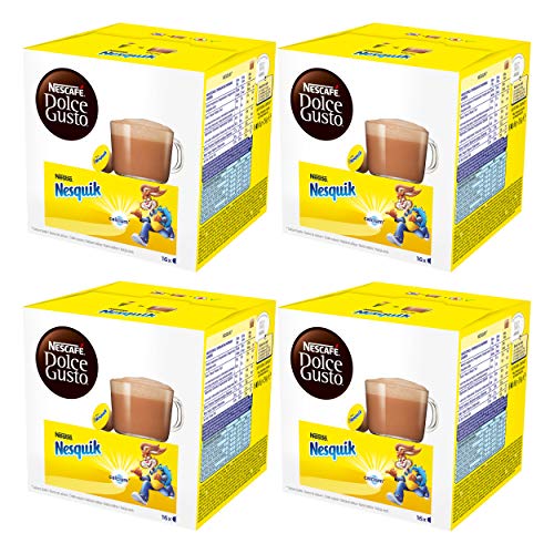 Nescafé Dolce Gusto Nesquik, Paquete de 4, 4 x 16 Cápsulas