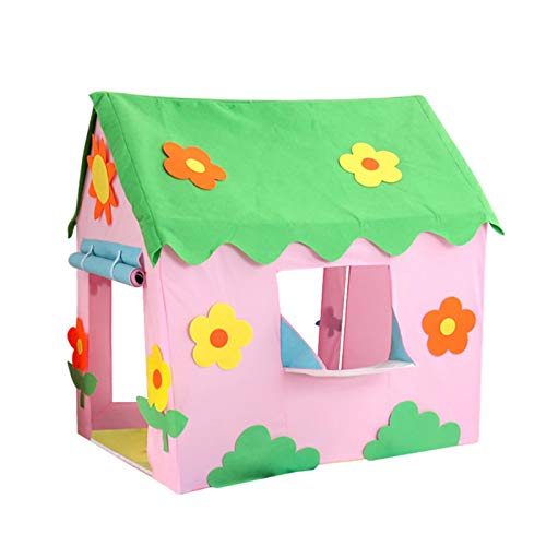 N/T Tienda De Juego para Niños,Casa De Campaña para Niños con Ventana Juego De Castillo Tienda para Niños Carpa para Niñas Carpa para Inicio Princesa Niña Regalo De Cumpleaños Casa De Juguete