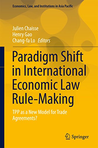 Paradigm Shift in International Economic Law Rule-Making: TPP as a New Model for Trade Agreements? (Economics, Law, and Institutions in Asia Pacific) (English Edition)