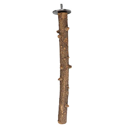 Perca De Pájaro Soporte De Jaula Pata De Madera Juguete De Pulido Mascota Loro Chew Colgante Jaula De Juguete(3 * 35cm)