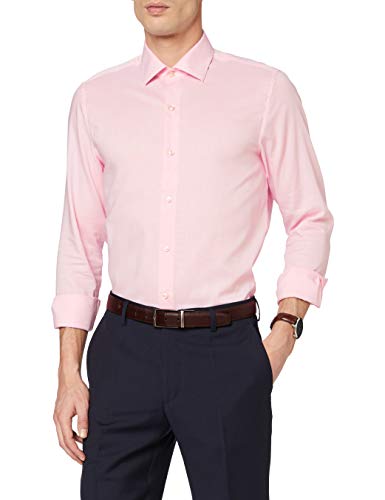 Pierre Cardin Cannes 1310, Camisa para Hombre, Rosa (Pink 9003), 42