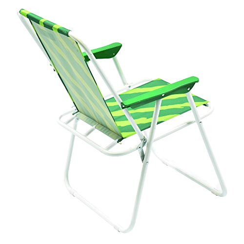 Pierre Cardin, verde, línea Haiti, playa plegable Aries, mar Jradino, 53 x 43 x 75 cm