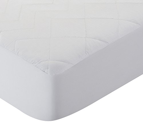Pikolin Home - Protector de colchón/Cubre colchón acolchado de fibra antiácaros, transpirable, 160x200cm-Cama 160 (Todas las medidas)